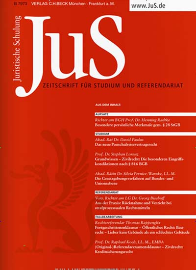 Cover JuS